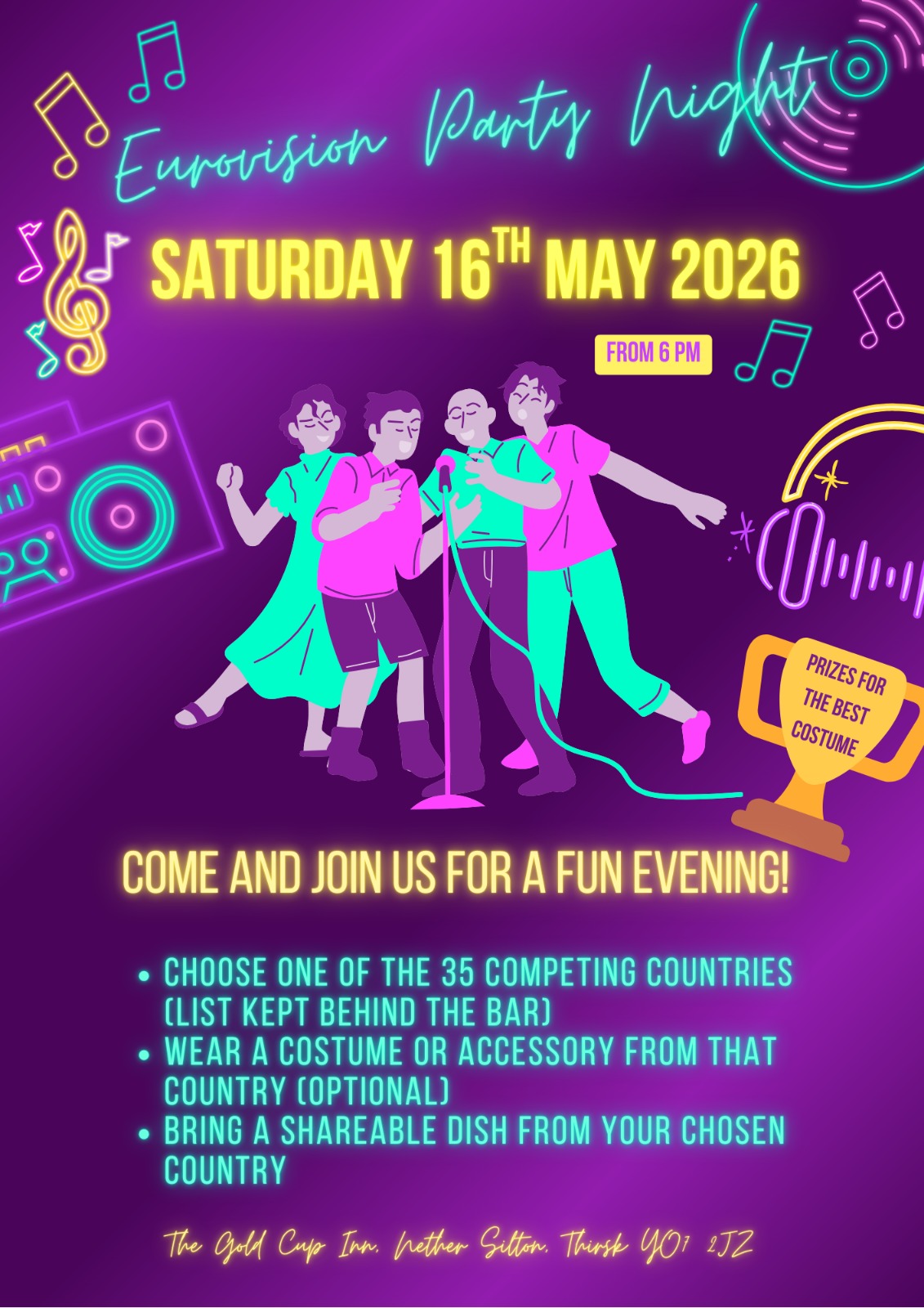 eurovision fun night